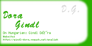 dora gindl business card